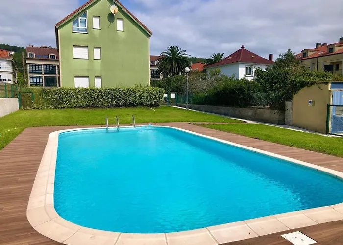 Διαμέρισμα Jardin Privado Y Piscina A 100 M Playa Finisterre